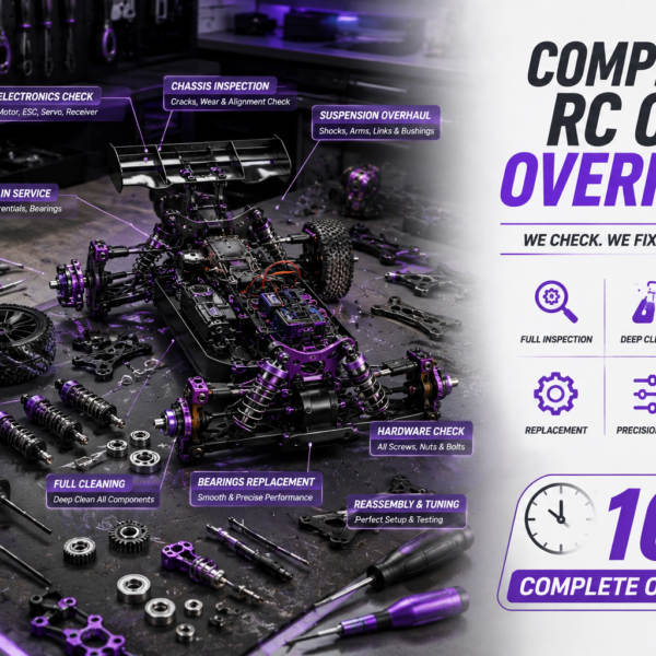 Complete RC Car Overhaul – 10 Hours